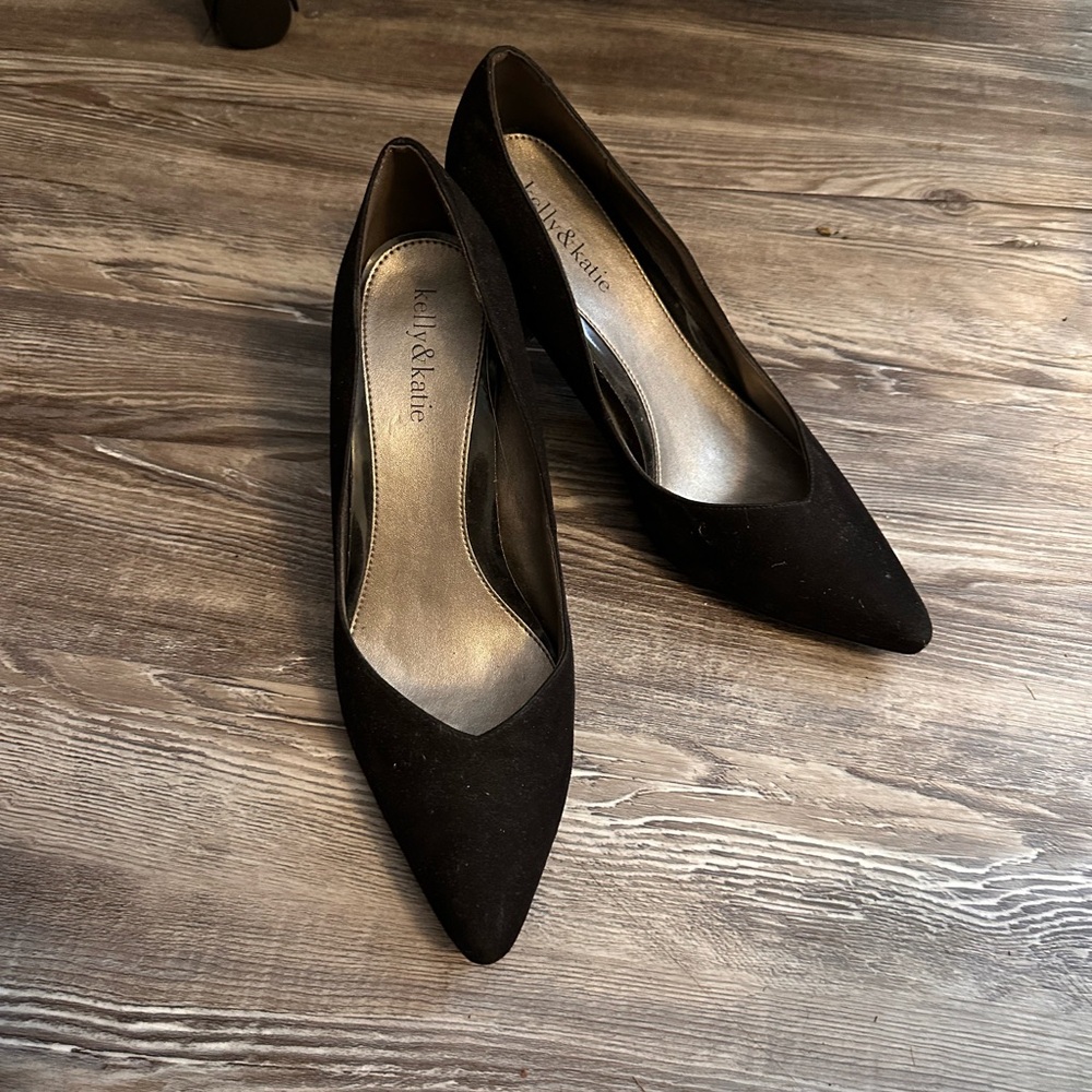 Black Suede Heels